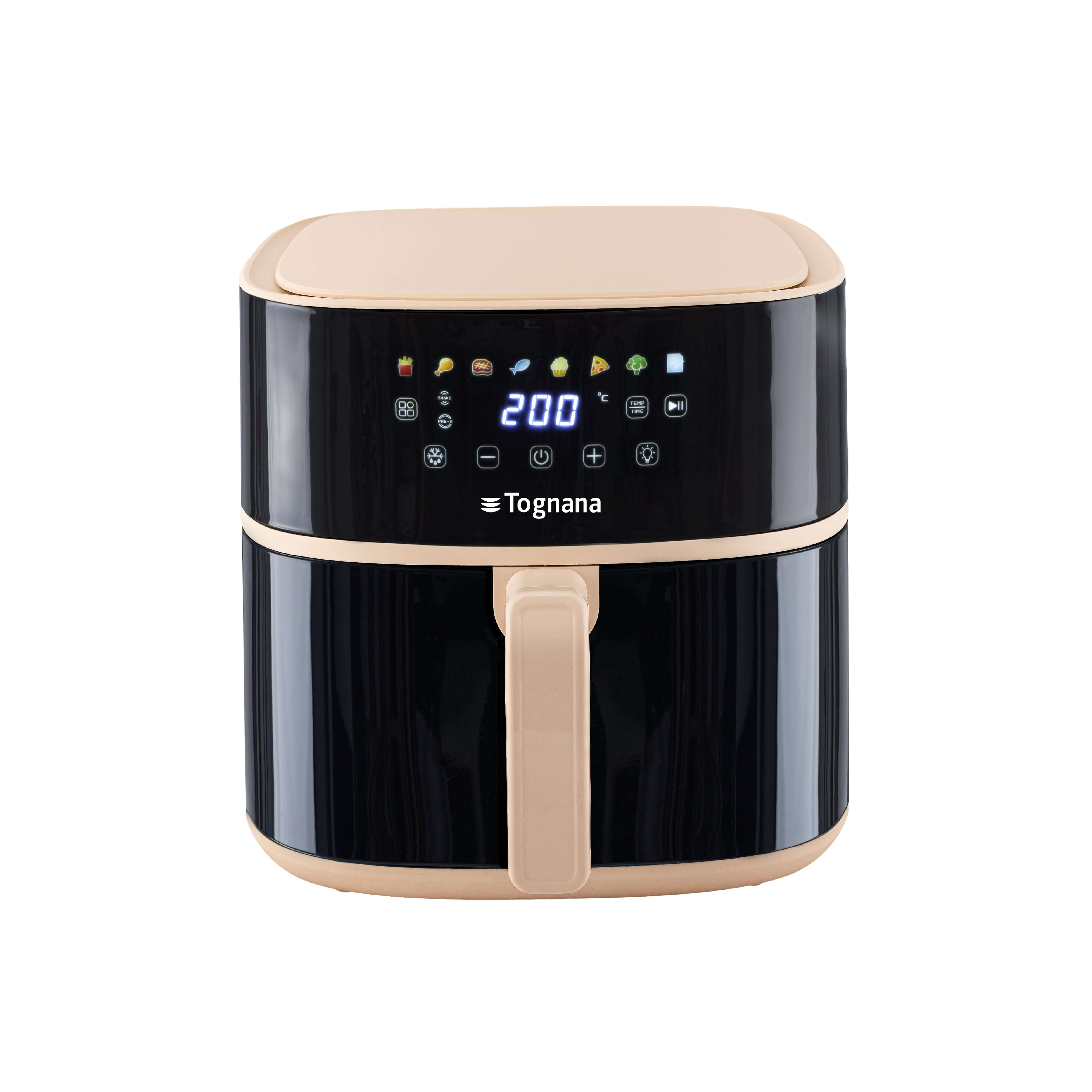 Tognana Iridea Electric Air Fryer 8L – Wind Circulation + Double Resistance | 2000W - Cookette