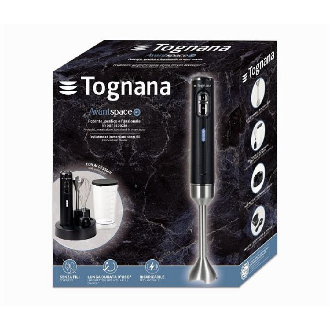 Tognana Cordless Rechargeable Hand Blender - Avantspace - Cookette
