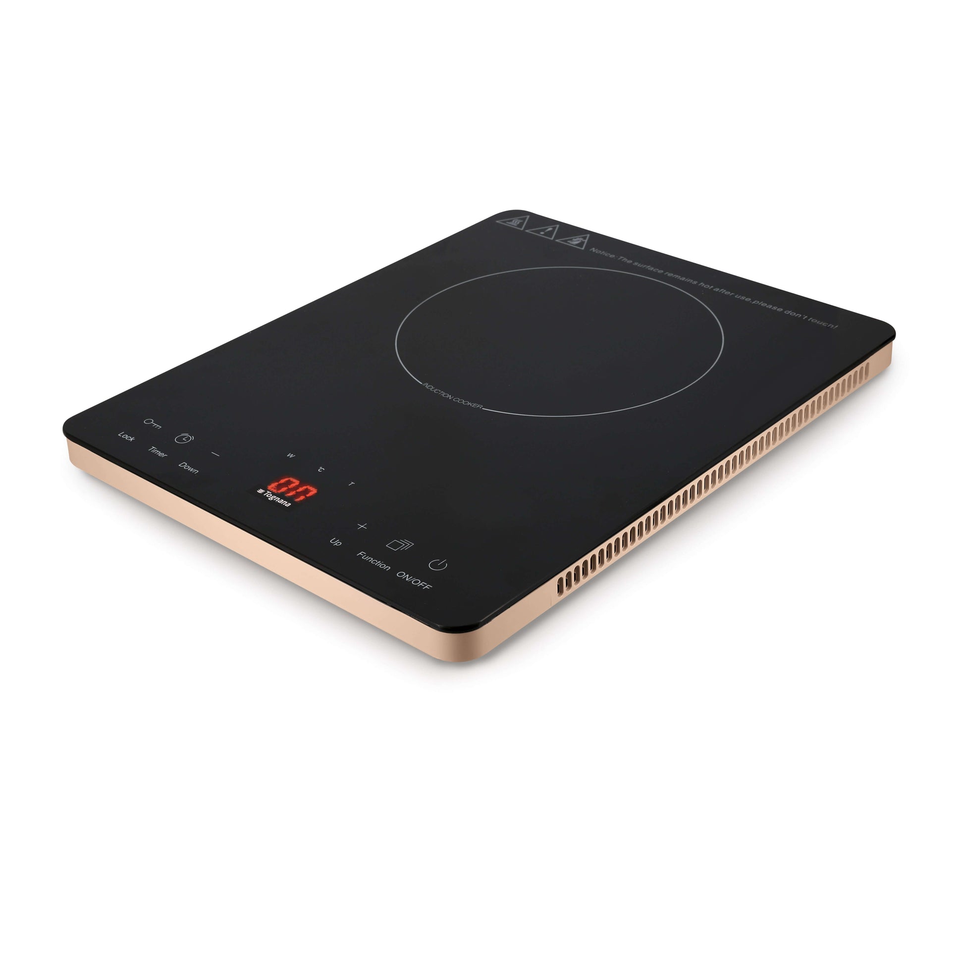 Tognana Iridea Electric Single Induction plate- 200W to 2000W - Cookette
