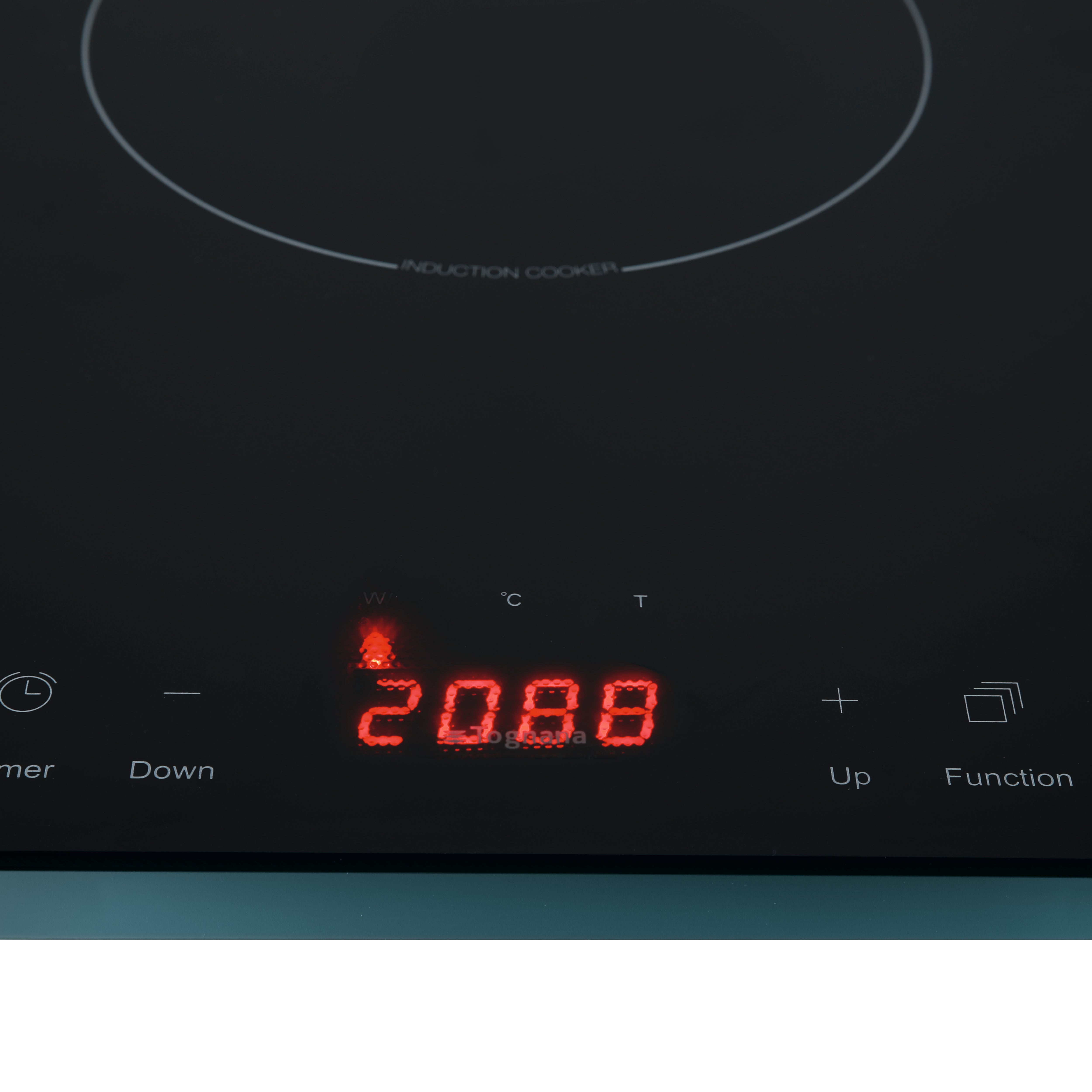 Tognana Iridea Electric Single Induction plate- 200W to 2000W - Cookette