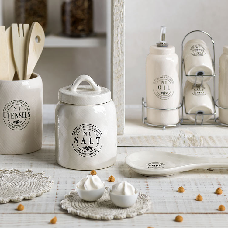 Tognana Menage Oil/Vinegar/Salt/Pepper Set - Countryside - Cookette