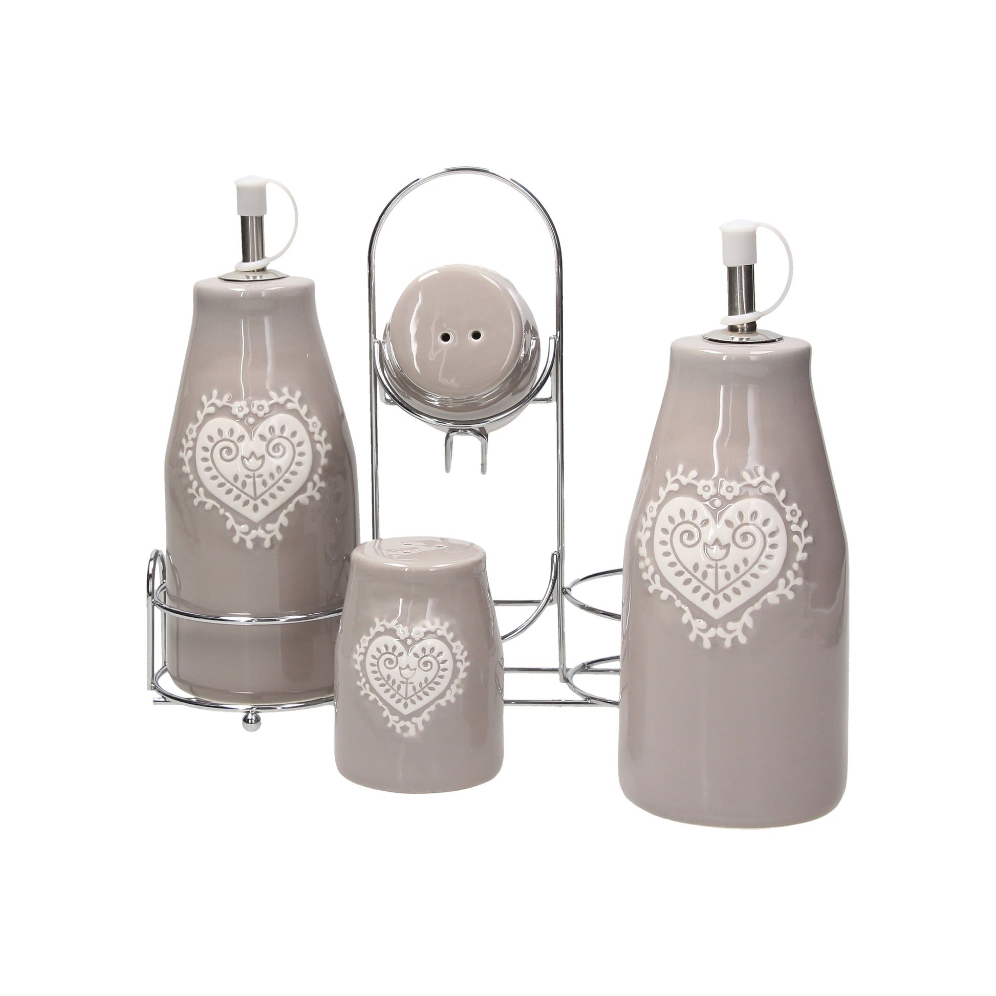 Tognana Vinegar/Oil/Salt/Pepper Set Montana - Cookette