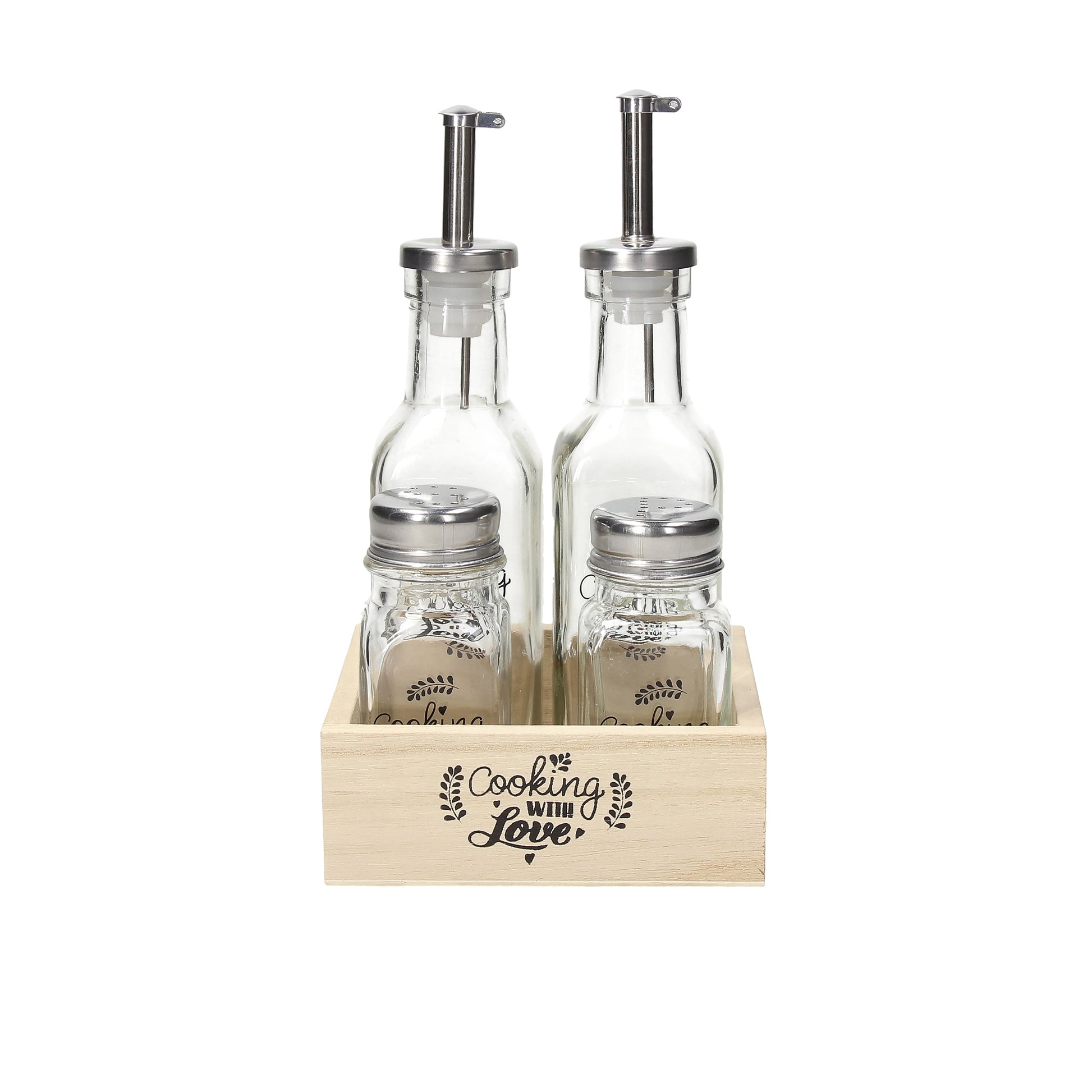 Tognana Oil/Vinegar/Salt/pepper Set Cooking With Love - Cookette