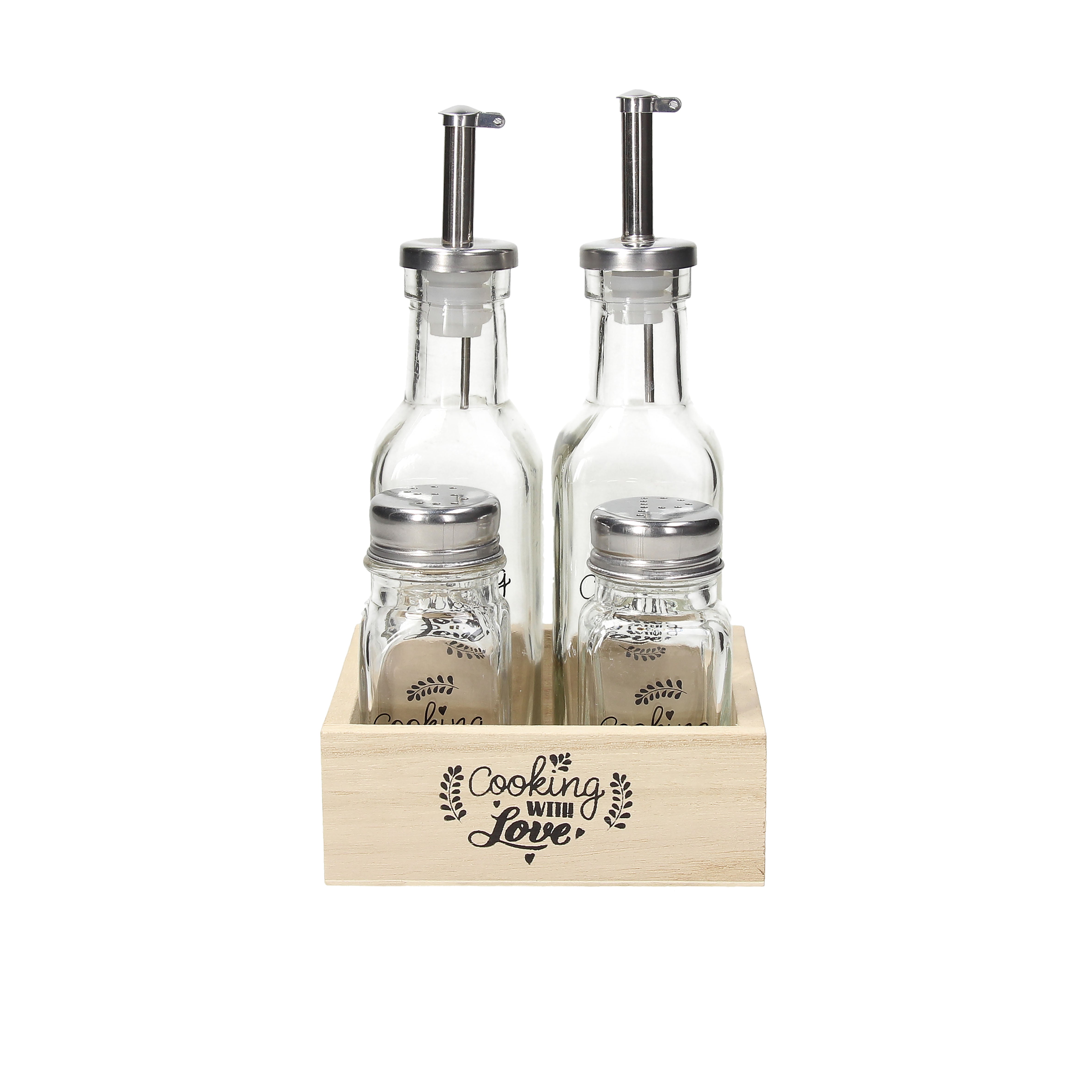 Tognana Oil/Vinegar/Salt/pepper Set Cooking With Love - Cookette