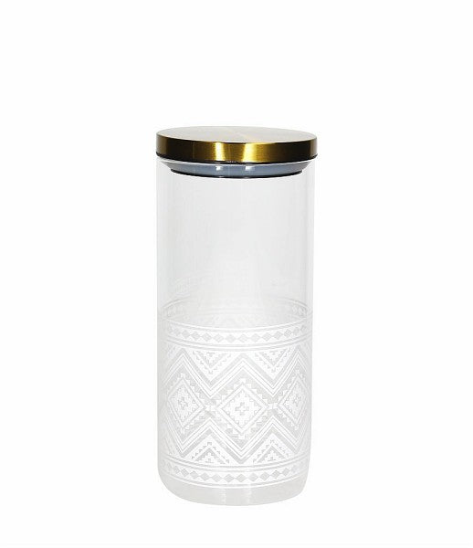 Tognana Food Storage Twist Open High Quality Glass Jar - Kitchen Organizer - Cookette