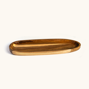 Touche Deco Acacia Oval Platter-Single Piece