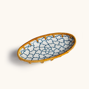 Touche Deco Arabesque Oval Plate-Single Piece - 11.5x20