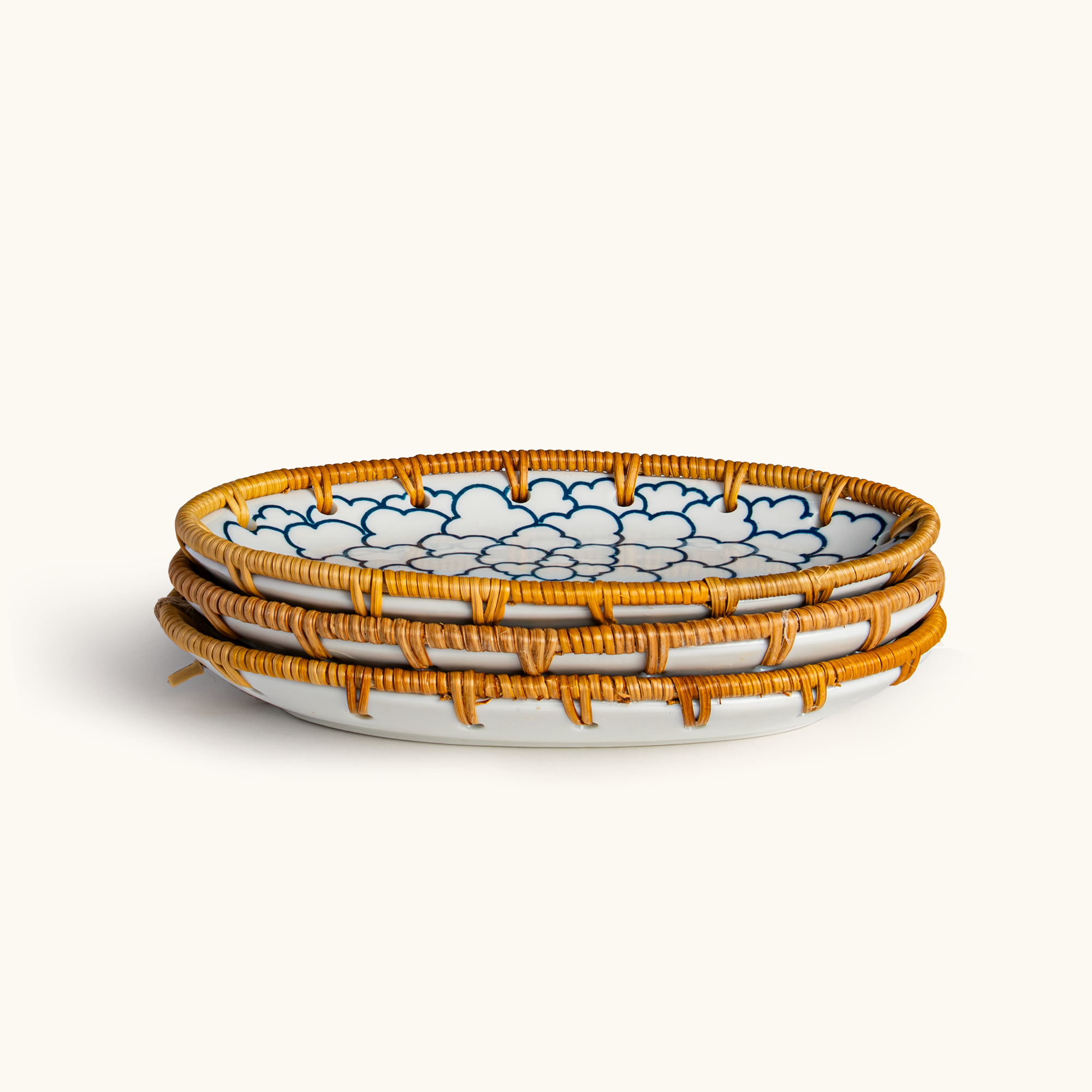 Touche Deco Arabesque Oval Plate-Single Piece - 11.5x20