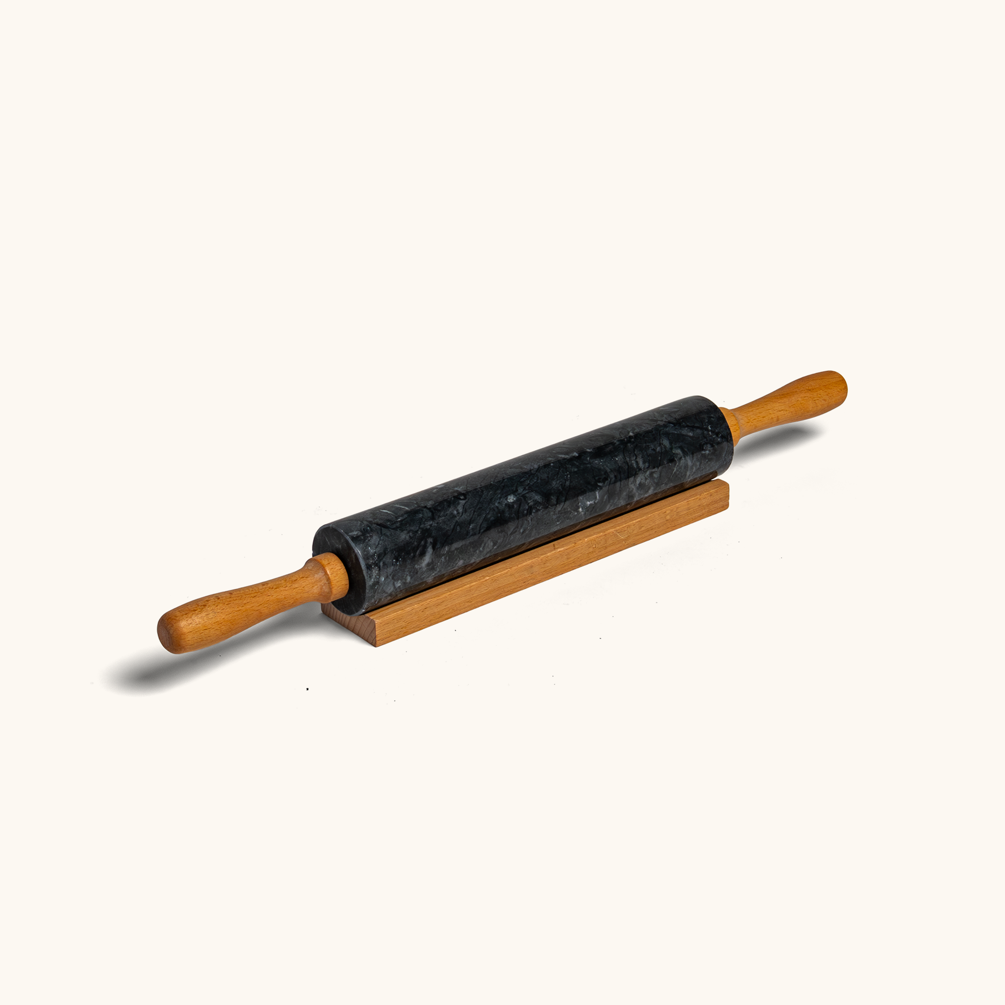Touche Deco Marble Rolling Pin - Black/White