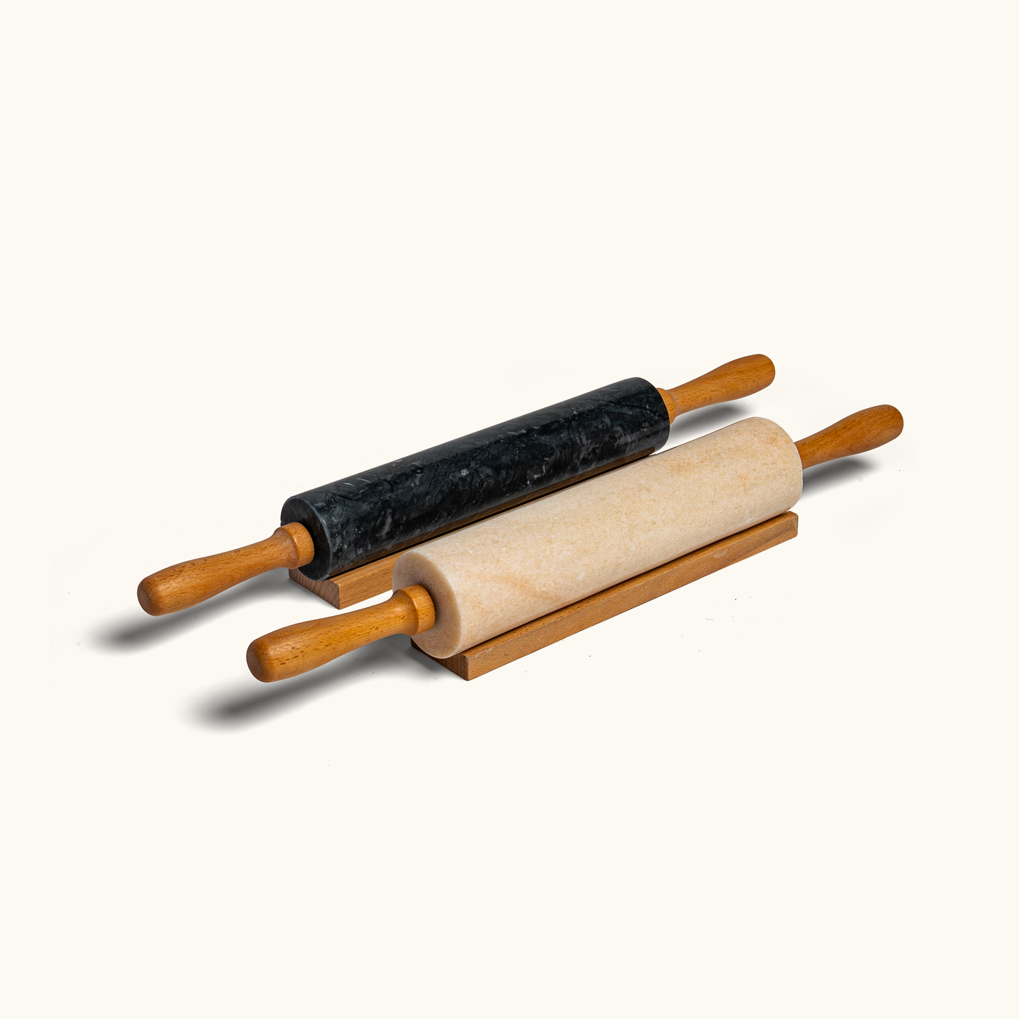 Touche Deco Marble Rolling Pin - Black/White