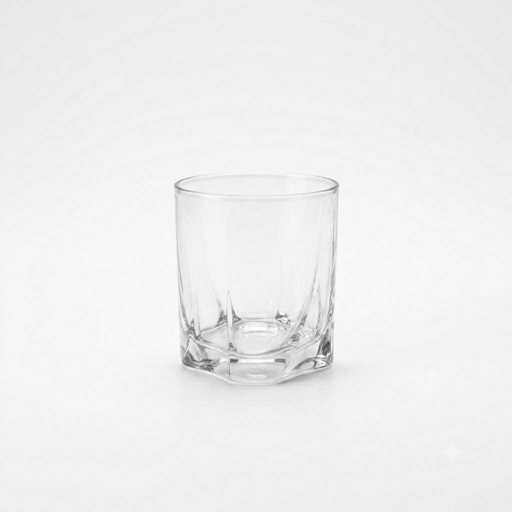 Pasabahce Luna  Glass Tumbler Set 6 Pieces Soda Lime Glass Whisky Water Juice Cups