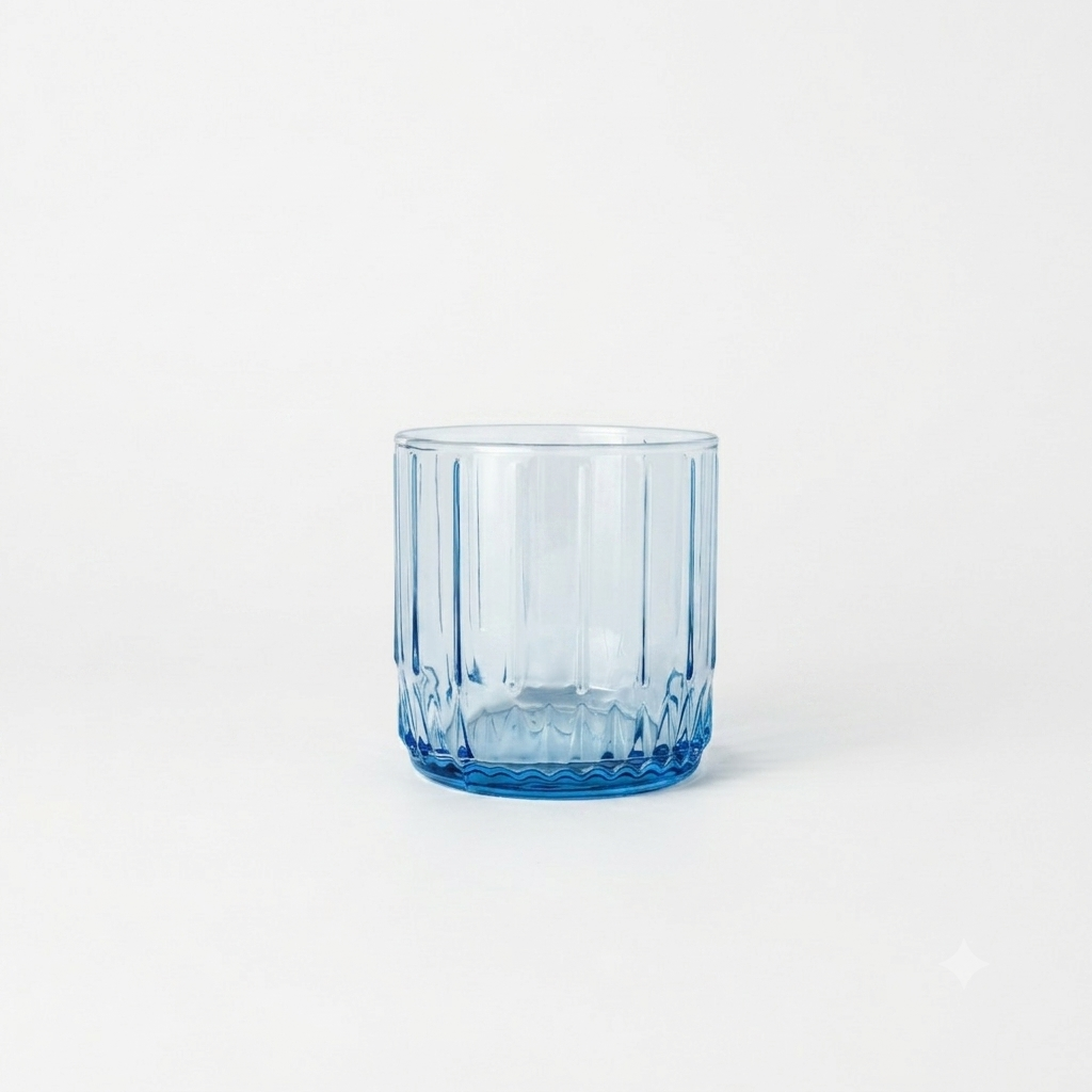 Pasabahce Leia 6-Piece Colored Glass Tumblers Set – Premium Beverage Glassware