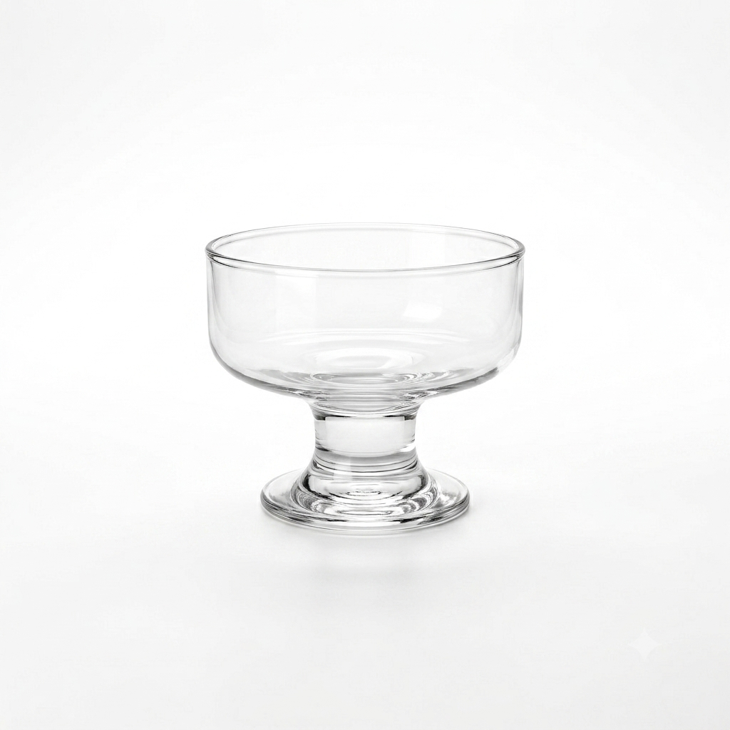 Pasabahce Ice Ville Ice Cream Cup Dessert Bowl 6-Piece Glass Set