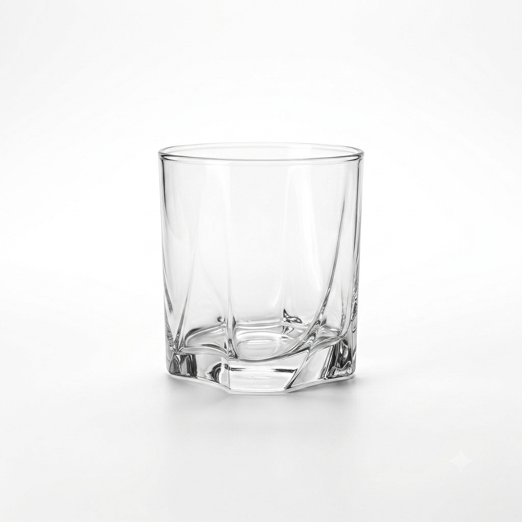 Pasabahce Luna  Glass Tumbler Set 6 Pieces Soda Lime Glass Water Juice Cups
