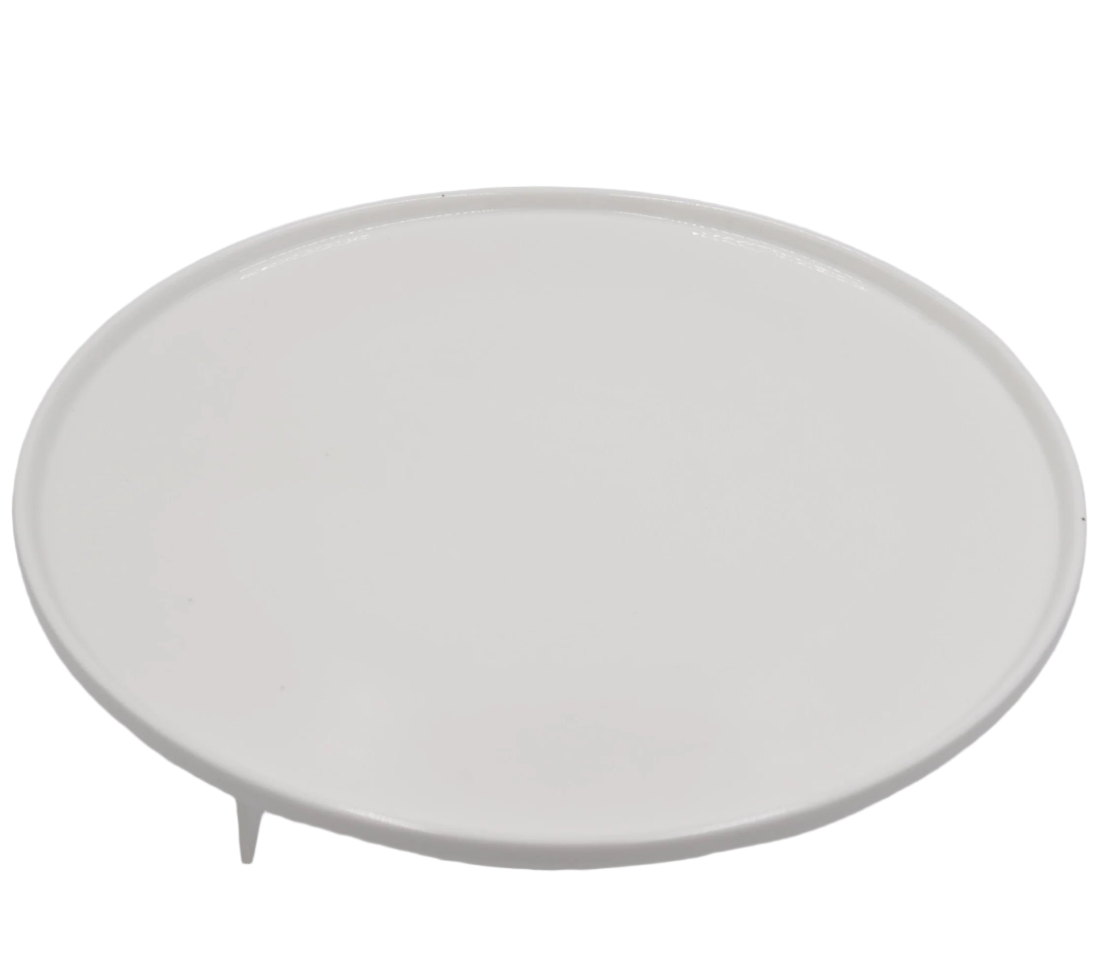 White ceramic 14" Pizza Plate - Cookette