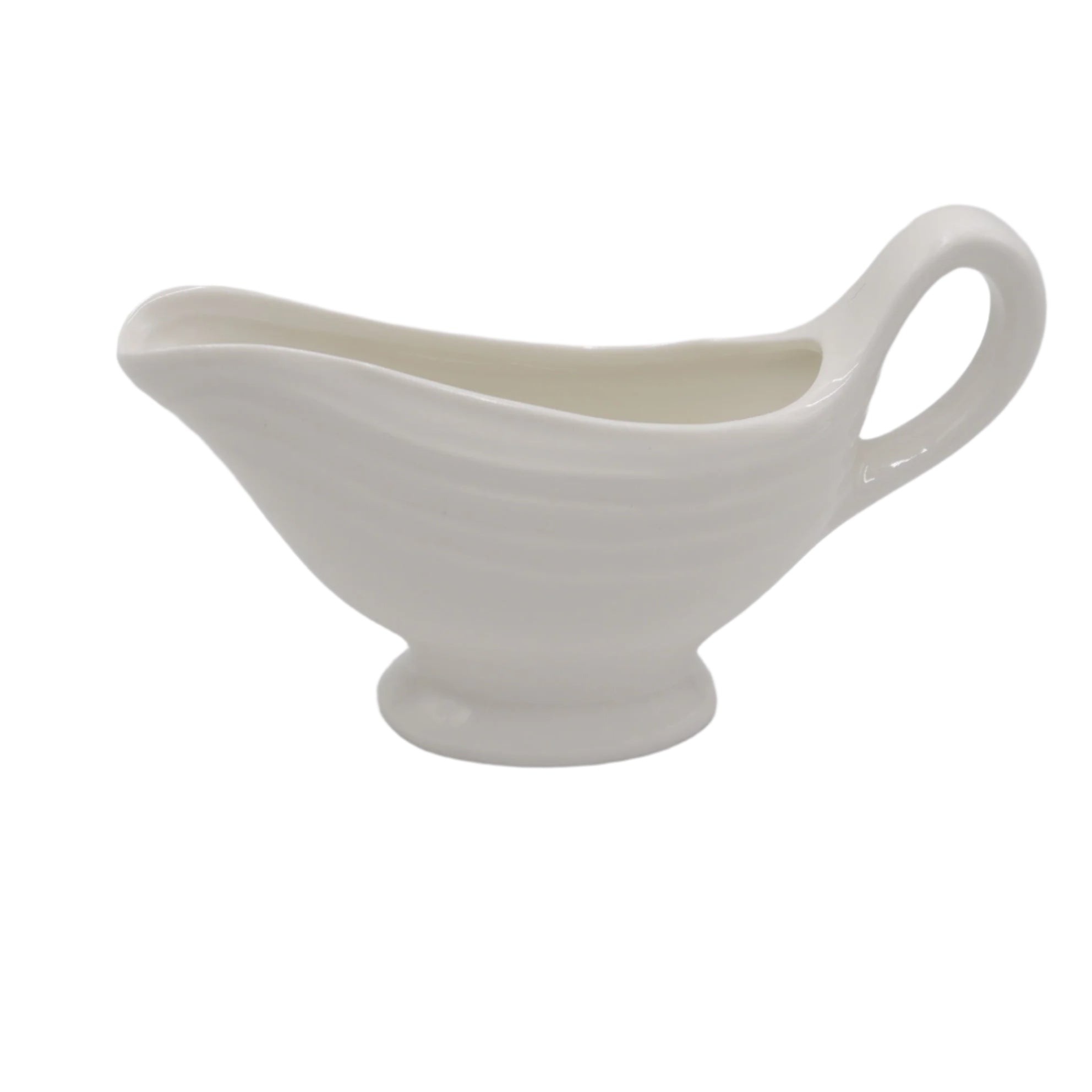 White ceramic 15cl Gravy Boat - Cookette
