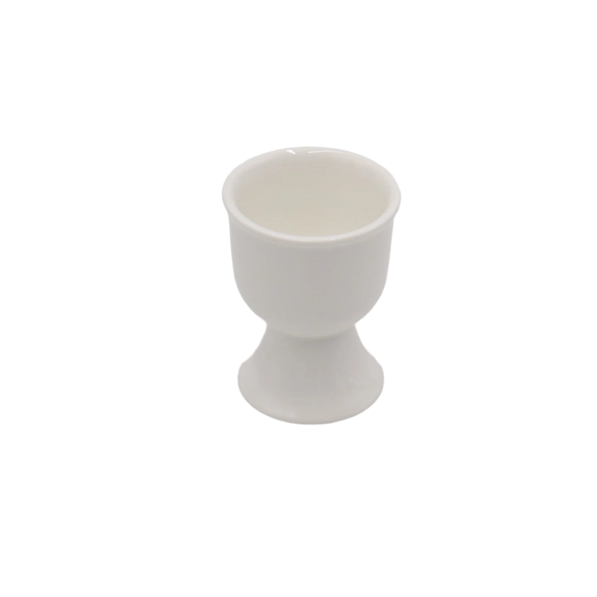 White ceramic 2.25" Egg Cup - Cookette