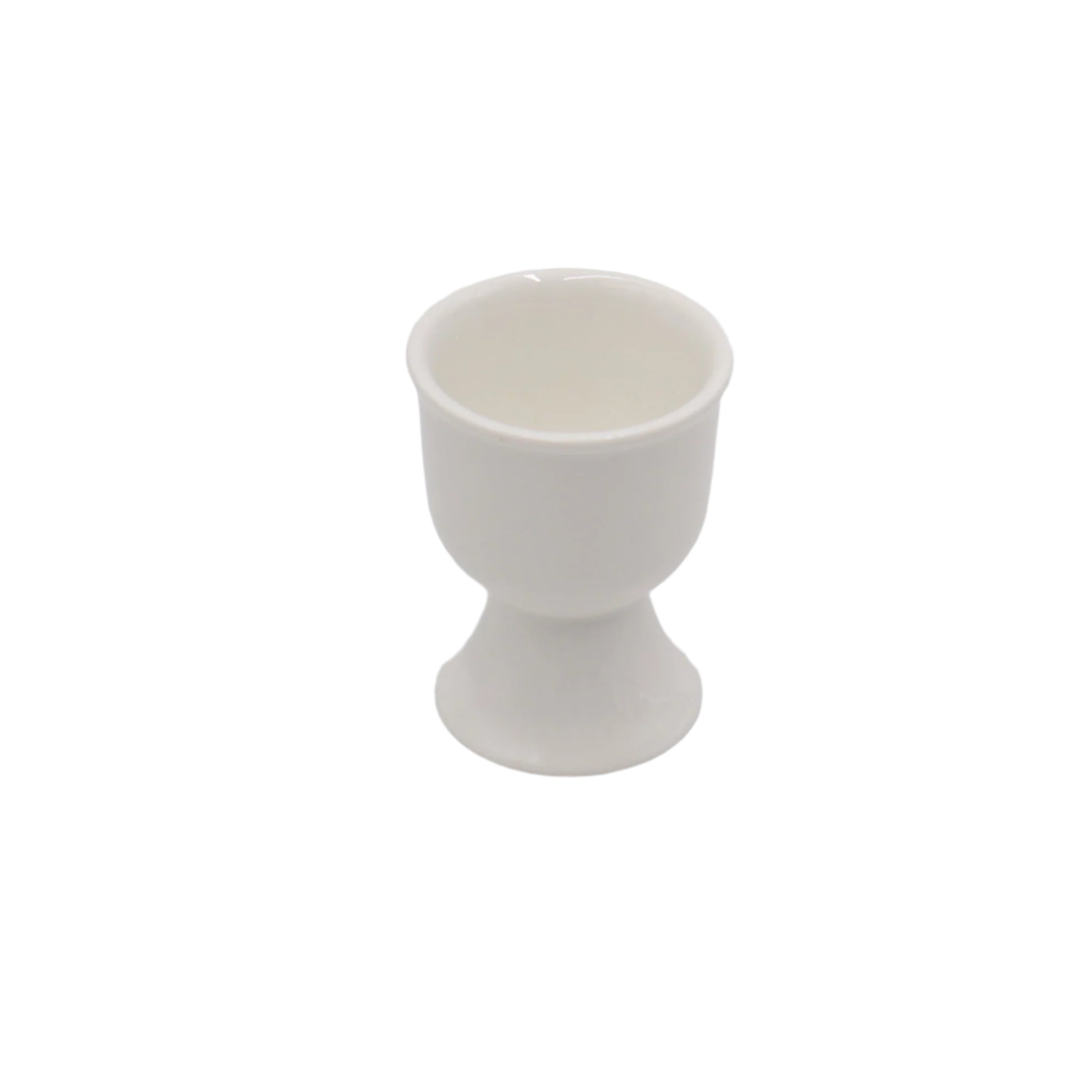 White ceramic 2.25" Egg Cup - Cookette