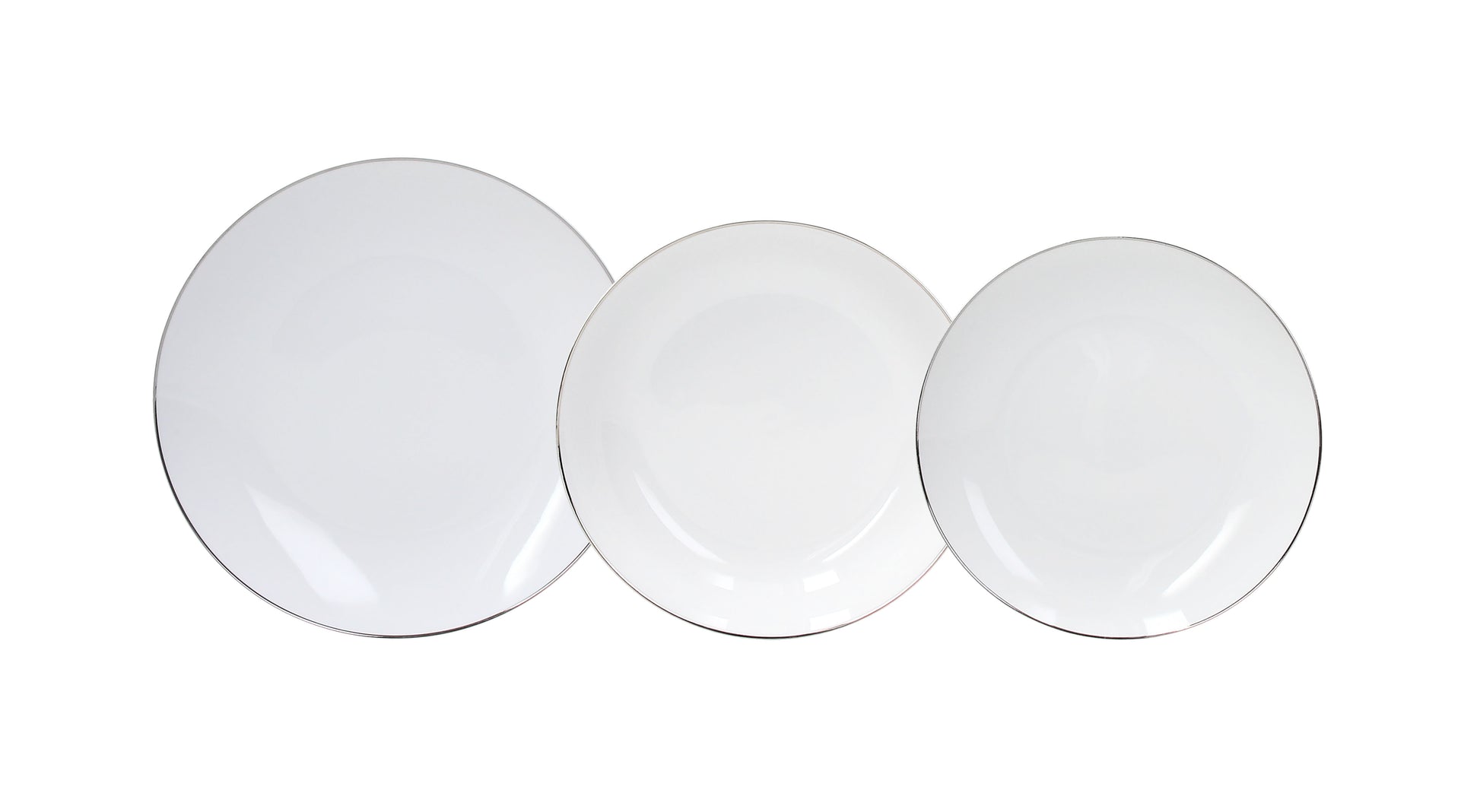 Tognana Porcelain Dinnerware - Serverware Table Set 18 Pcs Metropolis Fascetta Oro - Cookette