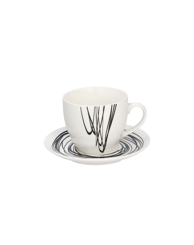 Tognana Metropolis Graphic Art Coffee Cup with Saucer 80 CC