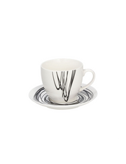 Tognana Metropolis Graphic Art Coffee Cup with Saucer 80 CC - Cookette