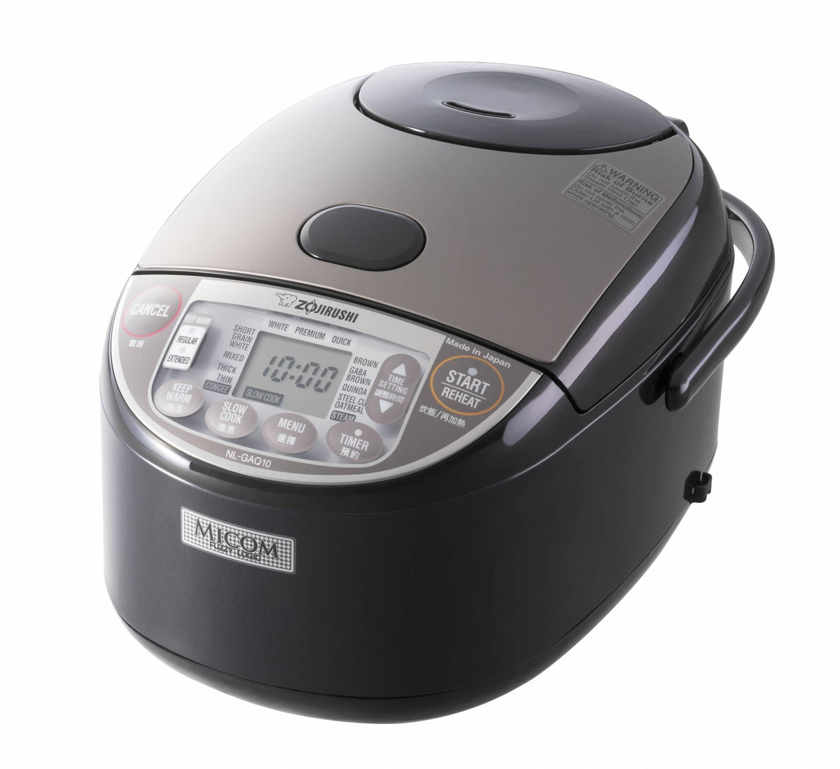 Zojirushi NL-GAQ Micom Rice Cooker & Warmer (1.0L / 1.8L) | Made in Japan | Multi-Menu Fuzzy Logic