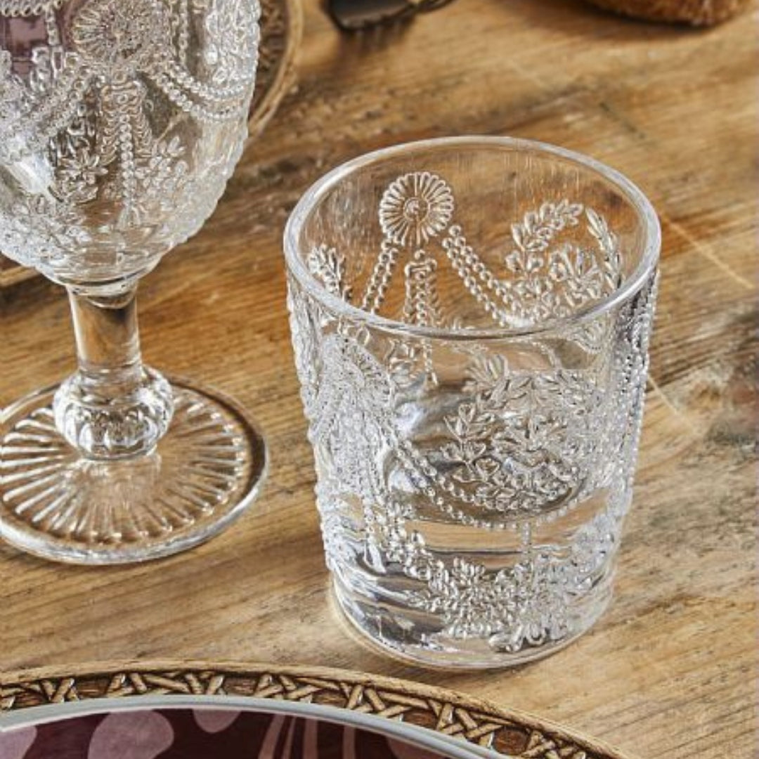 Tognana Drinkware Set/Tumbler Set Savoia-Set 3 Glasses Cc320 Glass Trasparent/Green - Cookette