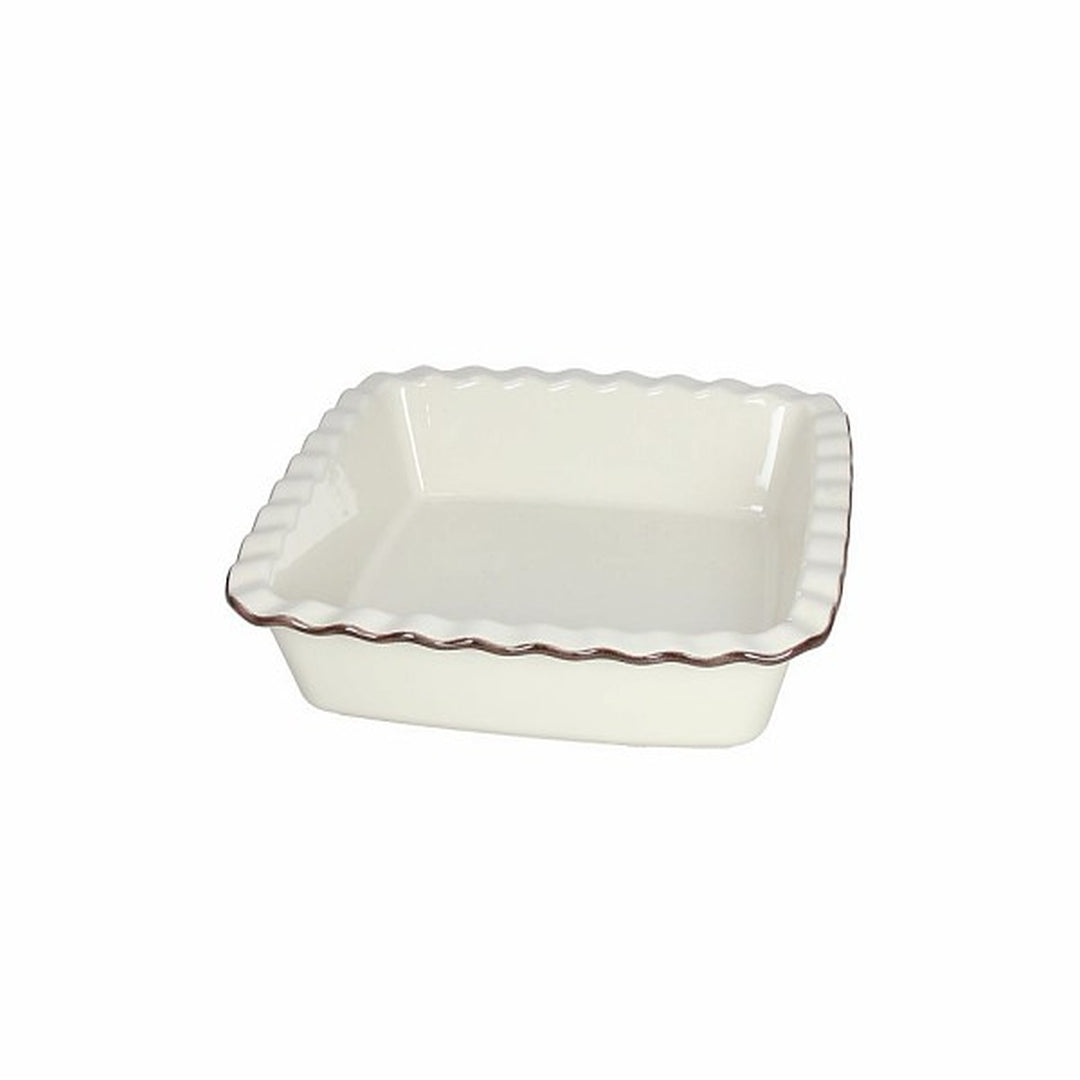 Tognana Rectangular/Square Ceramic Baking Dish - Country Cook Cream/Taupe - Cookette