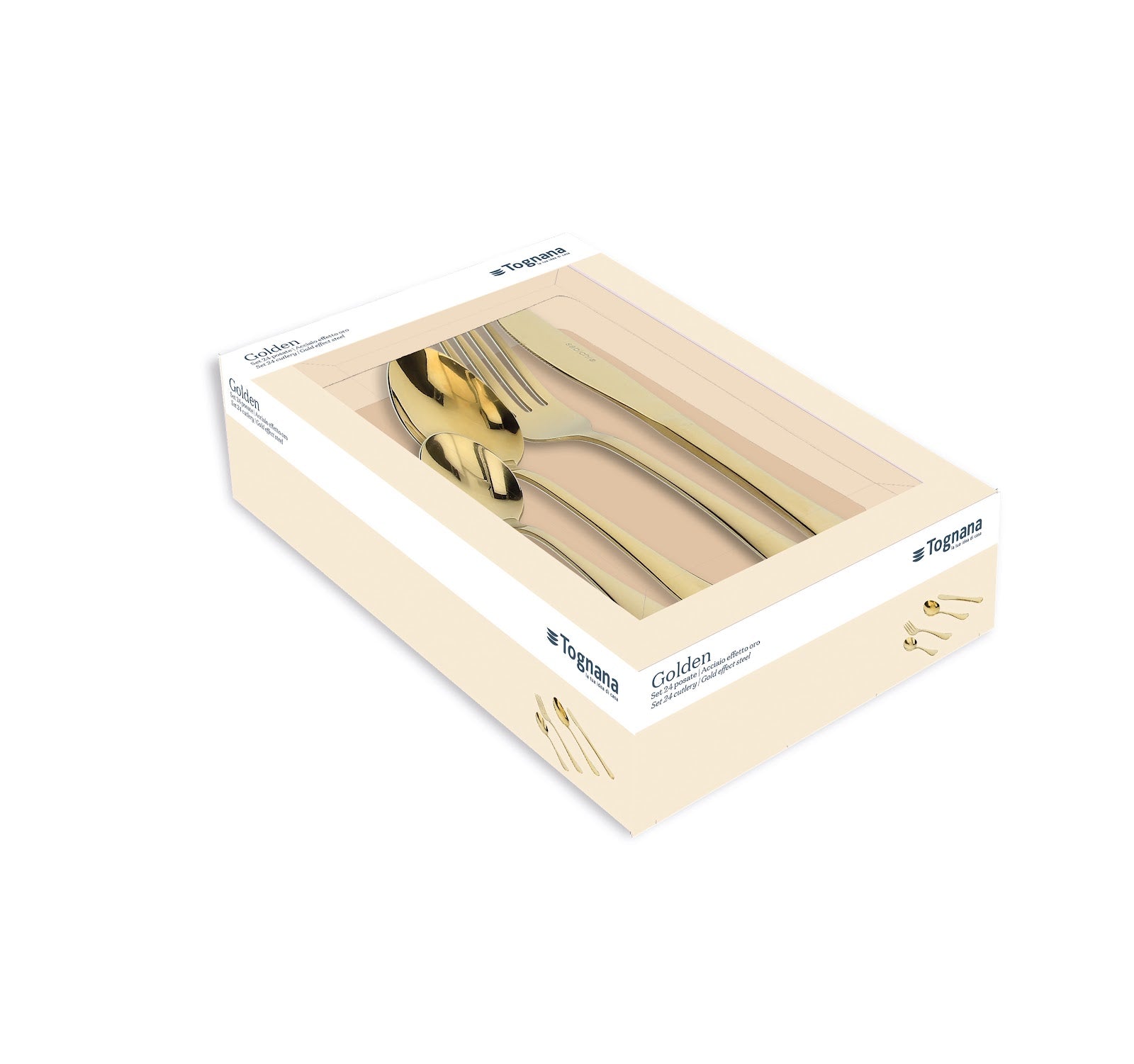 Tognana Antony 24Pcs Cutlery Set - Golden