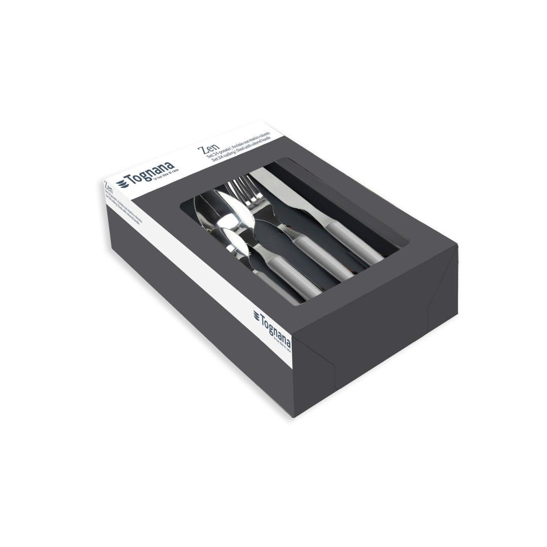 Tognana Antony 24 Pcs Cutlery Set Bronze/Silver/Beige - Cookette