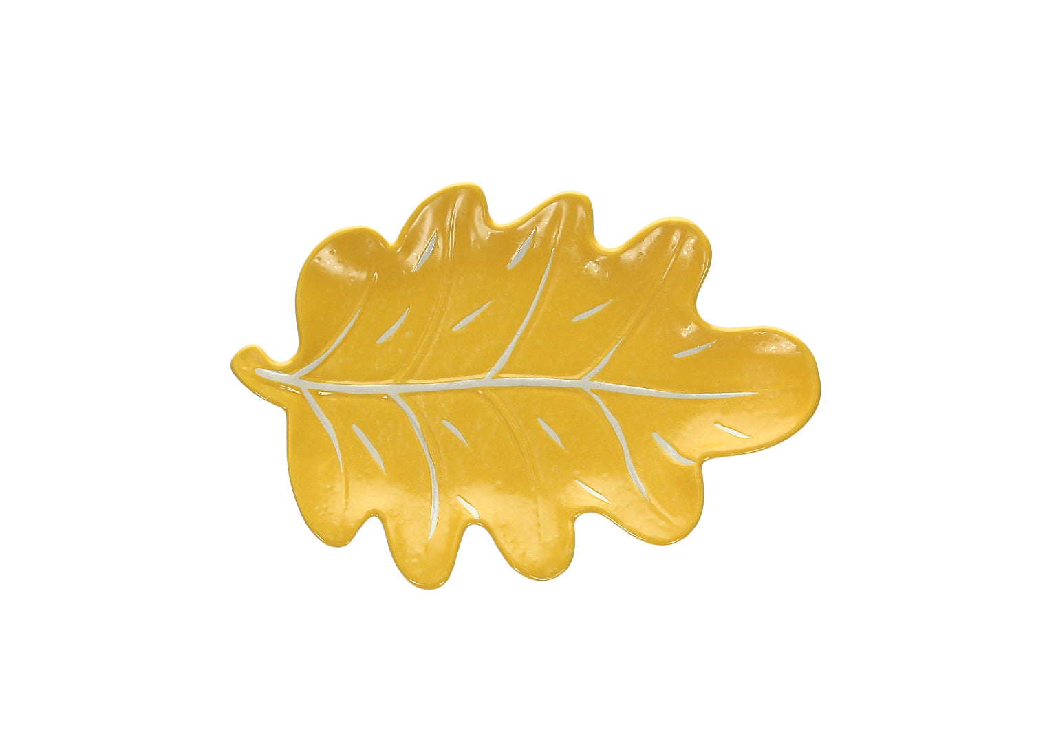 Tognana Ceramic Leaf Shaped Plate/Show Plate/Serving Plates/Dip Plate/Creative Plate - Relief Foglie