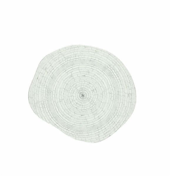 Tognana Melamine Plates Flat Plate/Deep Plate-White/Beige/Brown-Show Plate Fossil - Cookette