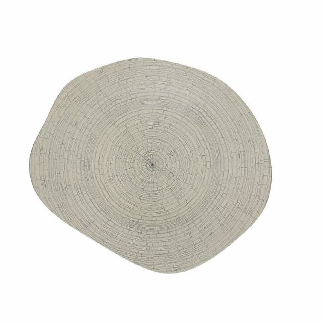Tognana Melamine Plates Flat Plate/Deep Plate-White/Beige/Brown-Show Plate Fossil - Cookette