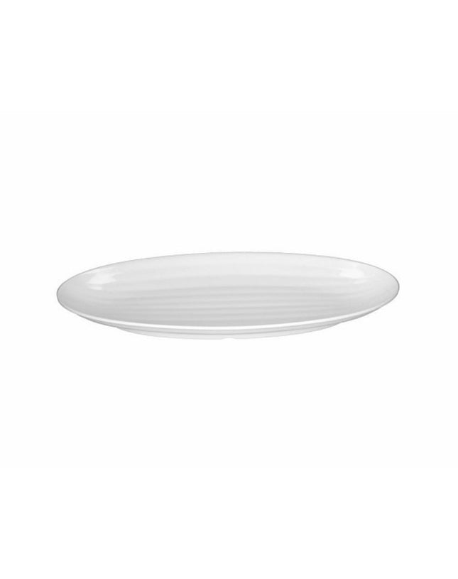 Tognana Melamine Oval Tray cm 45x21 show plate bianco