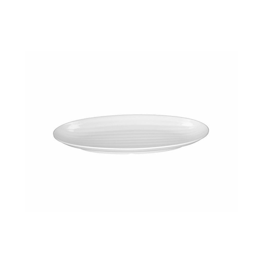 Tognana Melamine Oval Tray cm 45x21 show plate bianco - Cookette