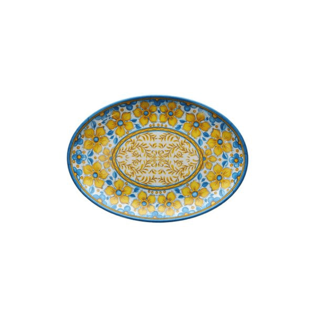 Tognana Melamine Oval Tray Show Plate Narciso - Cookette