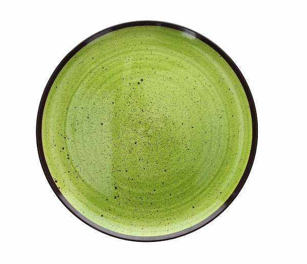 Tognana Melamine Round Tray - Serving Tray Cm 45 /30Cmshow Plate Arancio- Orange/Green/Blue