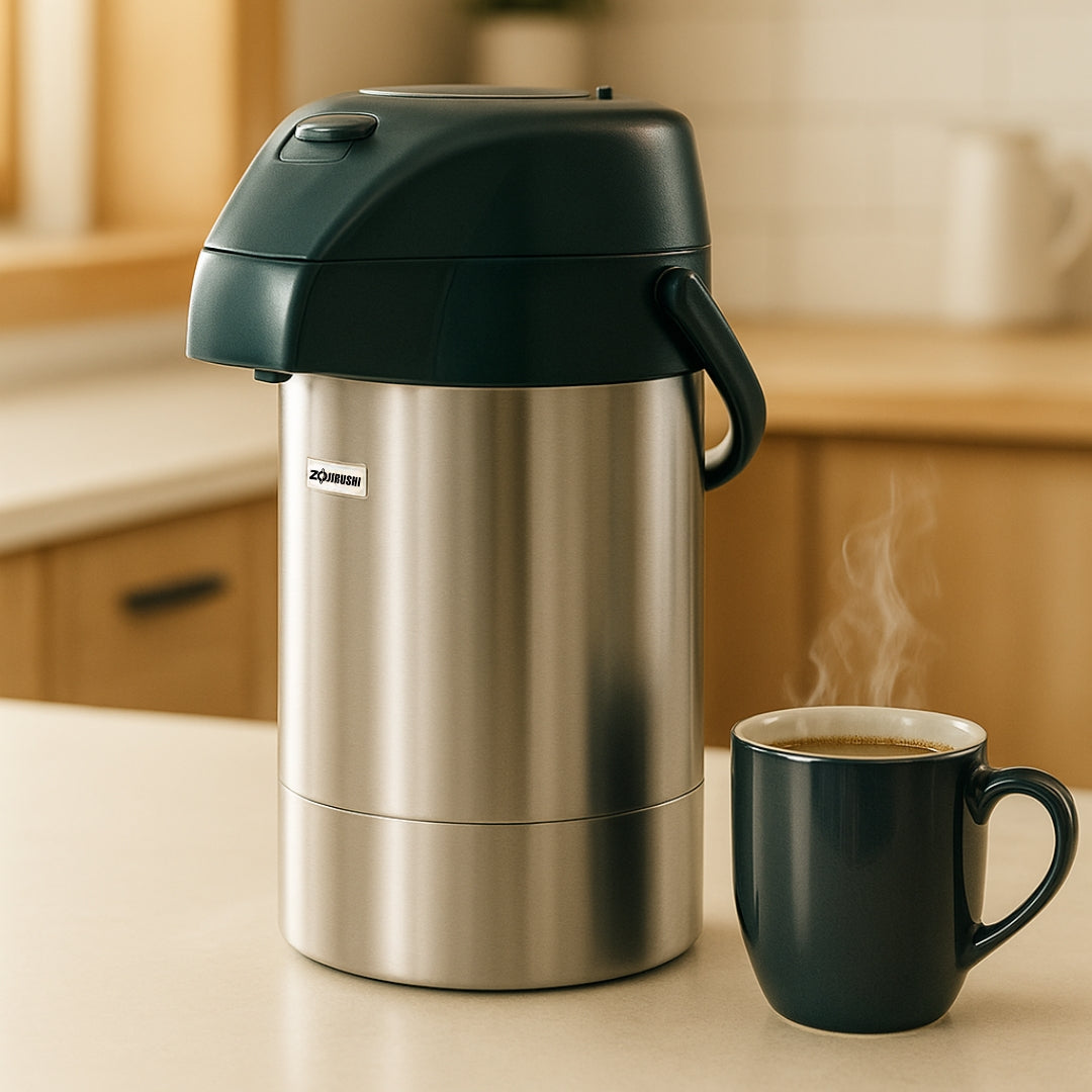 Zojirushi SGA-30 Stainless Steel Airpot – 3L Beverage Dispenser