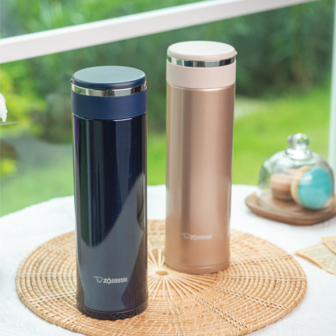 Zojirushi Stainless Mug with Tea Leaf Filter SM-JTE46 - Cookette