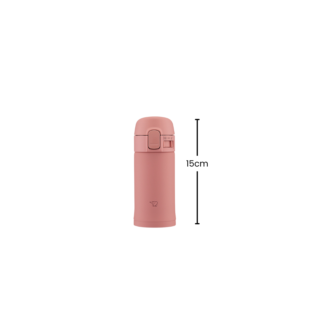 Zojirushi SM-PD 0.20L / 0.30L Kids Stainless Steel Vacuum Insulated Bottle – Leak-Proof, Lightweight, One-Touch Thermos for Hot & Cold Drinks – Ideal for School, Daycare, Travel