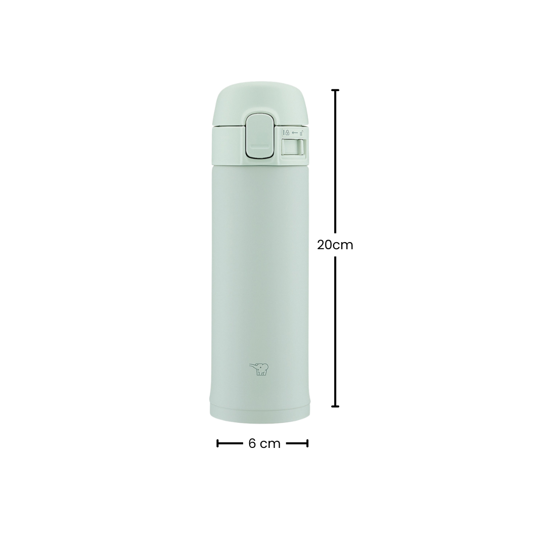 Zojirushi SM-PD 0.20L / 0.30L Kids Stainless Steel Vacuum Insulated Bottle – Leak-Proof, Lightweight, One-Touch Thermos for Hot & Cold Drinks – Ideal for School, Daycare, Travel