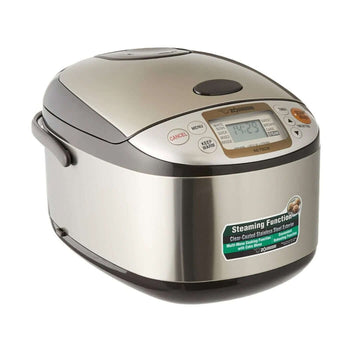 Zojirushi fuzzy Logic Electronic Rice Cooker/Warmer, NS-TSQ 1.0L/1.8L - Cookette