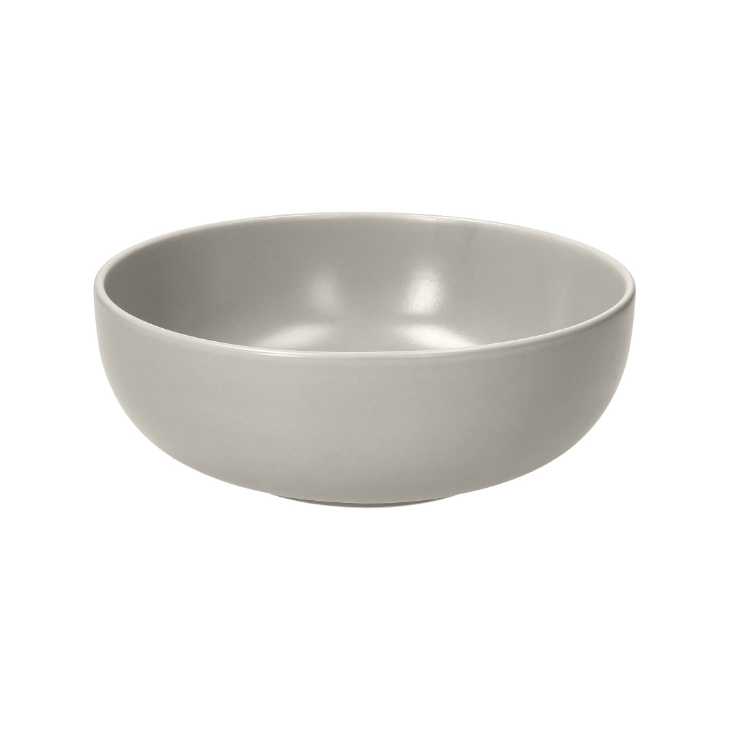 Tognana Ceramic Tatami Salad Bowl 23 Cm - Beige/Gray/Dark Grey/Black