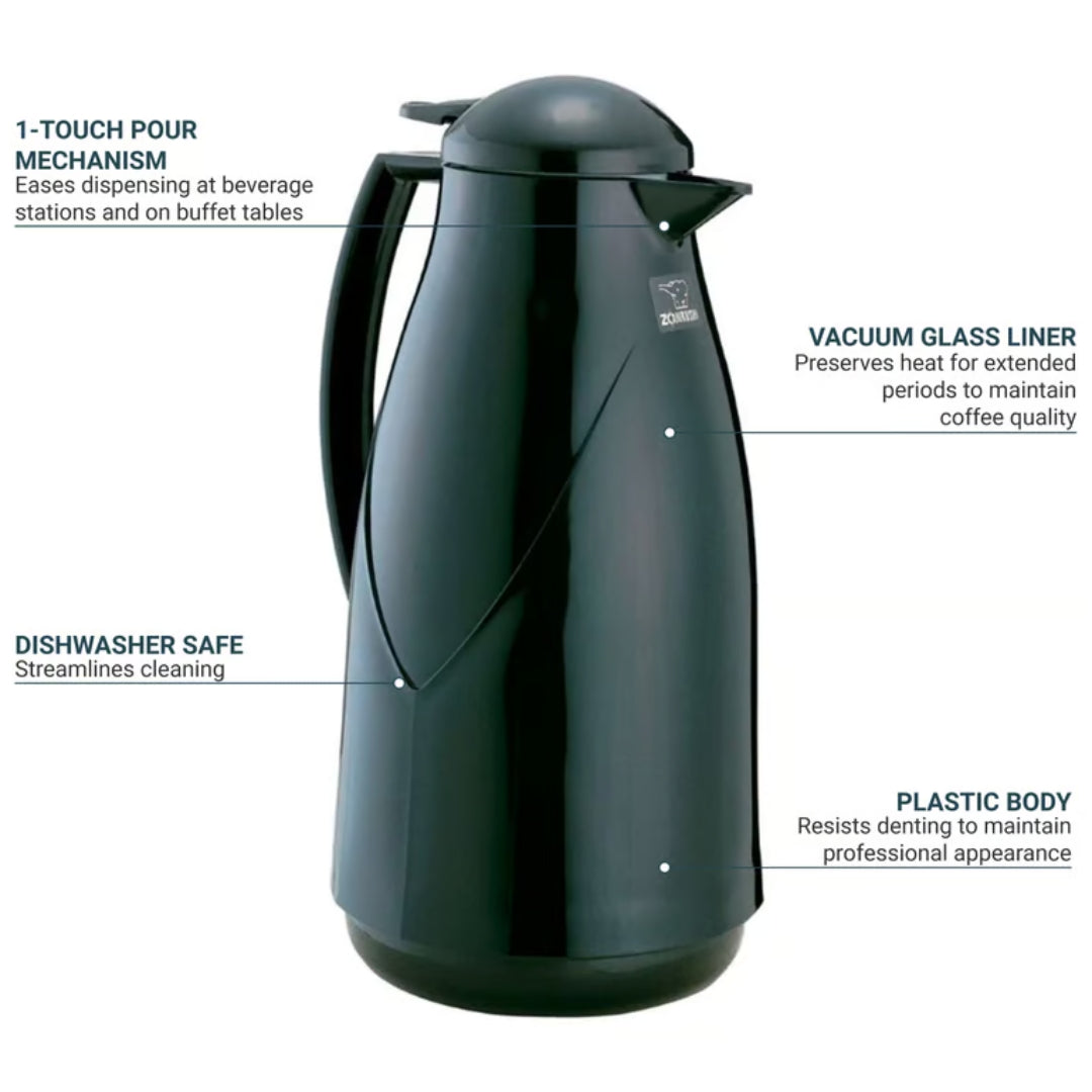 Zojirushi AG-KB10 Glass Liner Handy Pot – 1.0L Thermal Carafe
