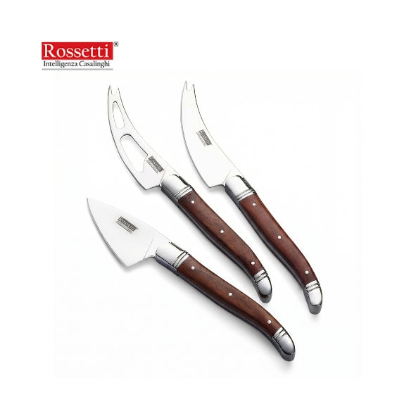 Rossetti 3PC Cacio Luxury Cheese Knife Set
