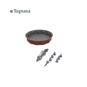 Tognana Sweet Cherry baking tray and 7-nozzle syringe set maroon grey