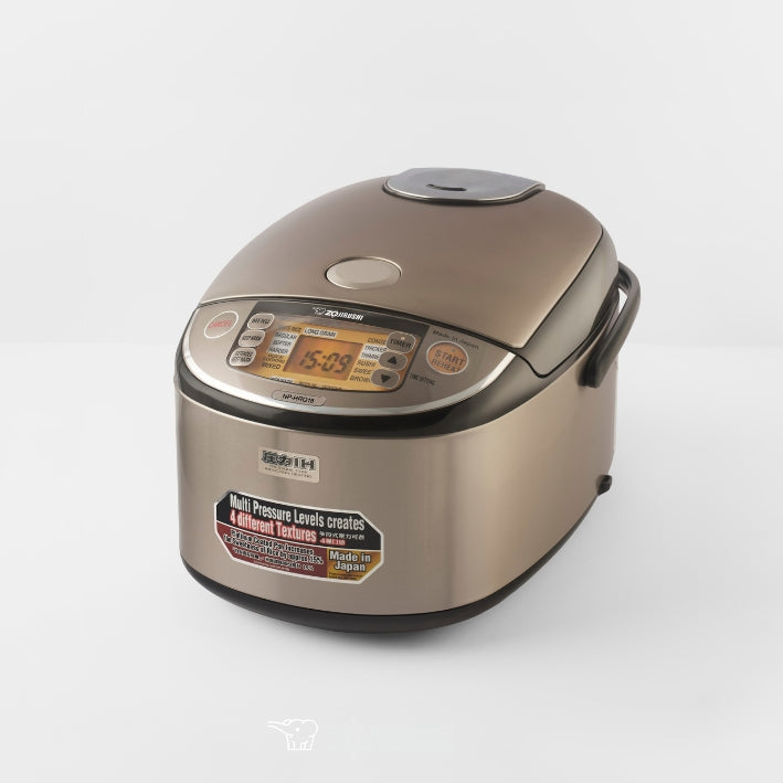 Zojirushi NP-HRQ Platinum Pressure IH Rice Cooker & Warmer – Made in Japan