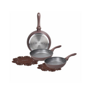 Tognana Cookware Set Of 3 Pans Cm 20/24/28 Cooking circle - Cacao/Ardesia - Cookette
