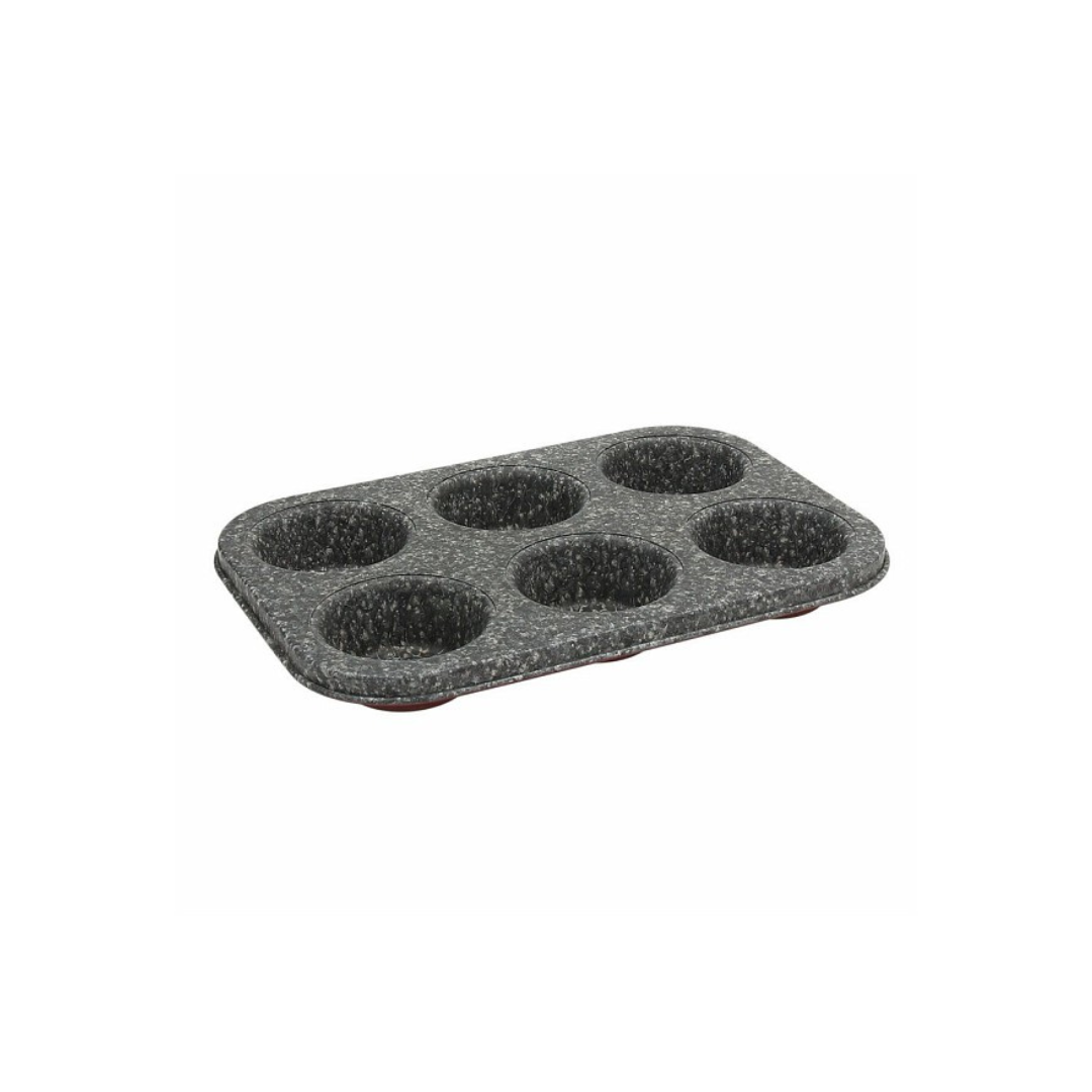 Tognana Cake Bakeware Mould For 6 Cup Muffin-Carbon Steel Muffin Tray Sweet Cherry