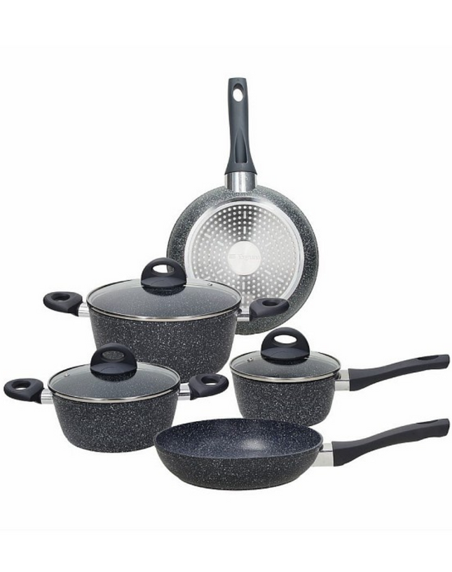 Tognana Cookware Set 8 Pcs -  Black Opal